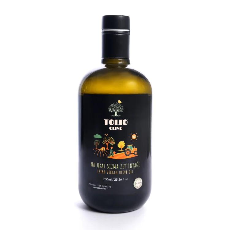 2025-26 Erken Hasat Soğuk Sıkım Naturel Sızma Zeytinyağ 750ml